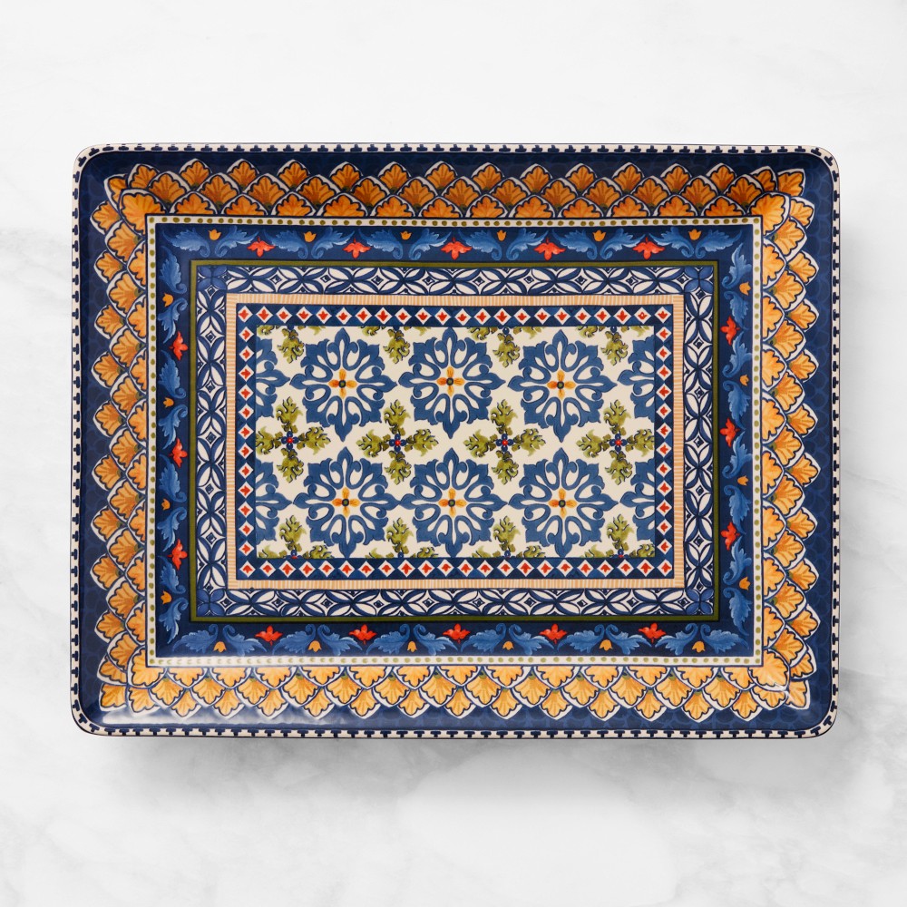 Sicily Ceramic Large Rectangular Platter