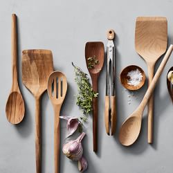 Williams Sonoma Olivewood Locking Tongs