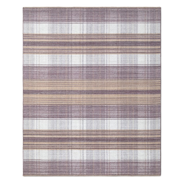 Zoe Flatweave Rug, 3' X 10', Plum