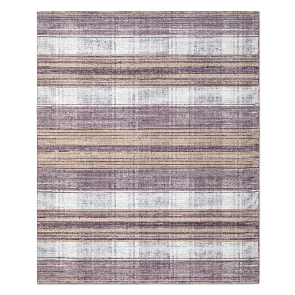 Zoe Flatweave Rug, 3' X 10', Plum