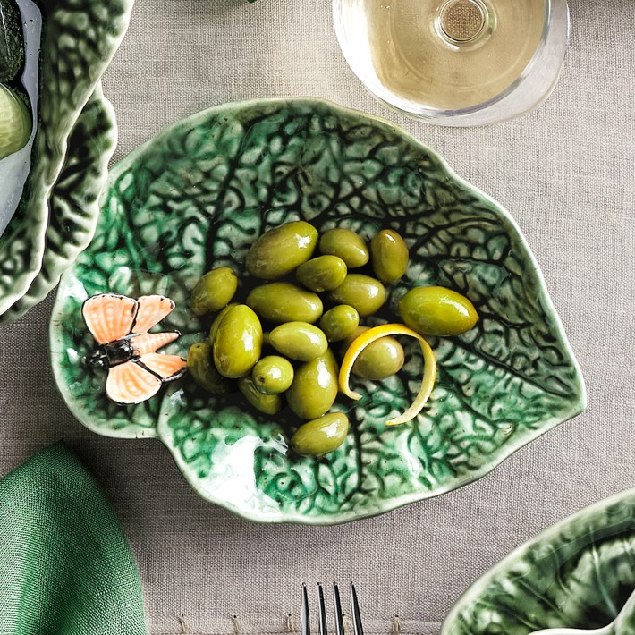 Bordallo Pinheiro Cabbage Appetizer Plate | Williams Sonoma Bordallo Pinheiro Cabbage Appetizer Plate | Williams Sonoma