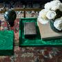 Faux Malachite Box, Rectangle