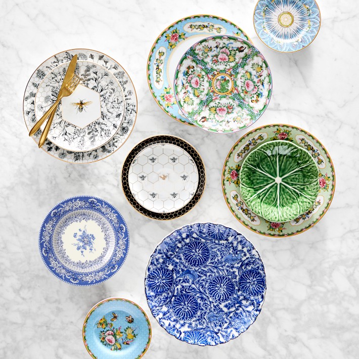 Famille Rose Salad Plates
