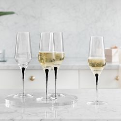 Orrefors Metropol Champagne Glasses, Set of 2