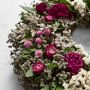 Peony Blooms Live Wreath, 20&quot;