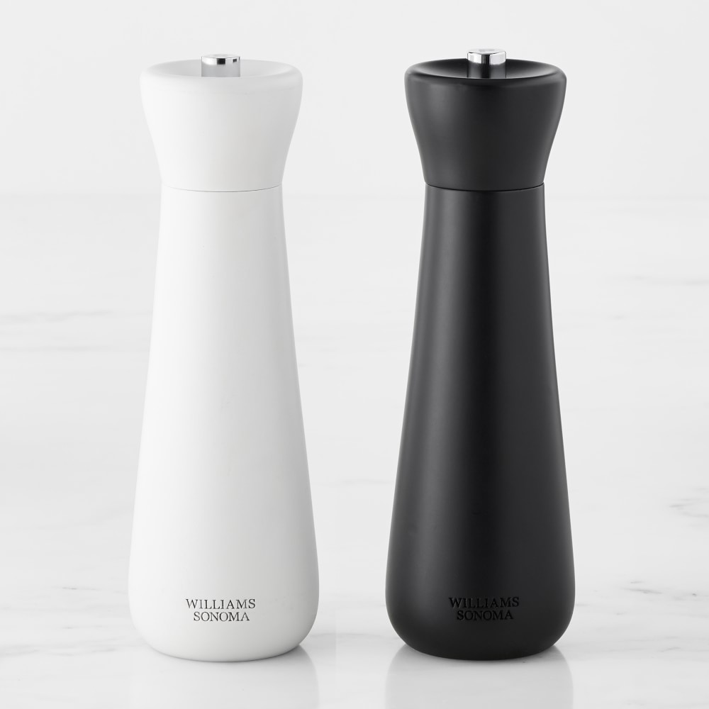 Williams Sonoma Wood Salt &amp; Pepper Mills, Black &amp; White