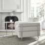 Marble &amp; Metal Accent Table (18&quot;)