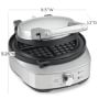 Breville No-Mess Waffle&#174; Classic Round Waffle Maker