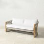 Pasadena Outdoor Teak and Rope Sofa (76&quot;)