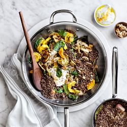 Williams Sonoma Signature Thermo-Clad&#8482; Stainless-Steel Fry Pan