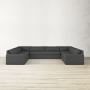 Ghent Square Arm Slipcovered 5-Piece U-Shape Sofa (165&quot;)