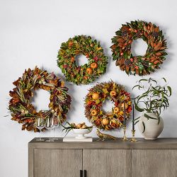 Pheasant Feather Live Wreath