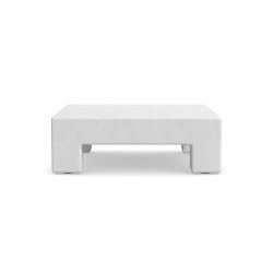 Matte White Square Coffee Table (48&quot;)