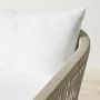 Pasadena Outdoor Teak and Rope Sofa (76&quot;)