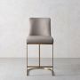 Bradley Upholstered Curved Counter &amp; Bar Stool