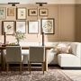 Garbo Upholstered Customizable Banquette &ndash; Smooth Back