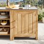 Larnaca Outdoor Teak Kitchen Single Door Cabinet (29.5&quot;)