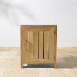 Larnaca Outdoor Teak Kitchen Single Door Cabinet (29.5&quot;)