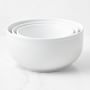 Williams Sonoma Pantry Porcelain Mixing Bowls, Set of 3