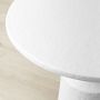Matte White Accent Table (16&quot;)