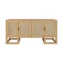 Wilson Sideboard, 68, Wood/Cane, Natural