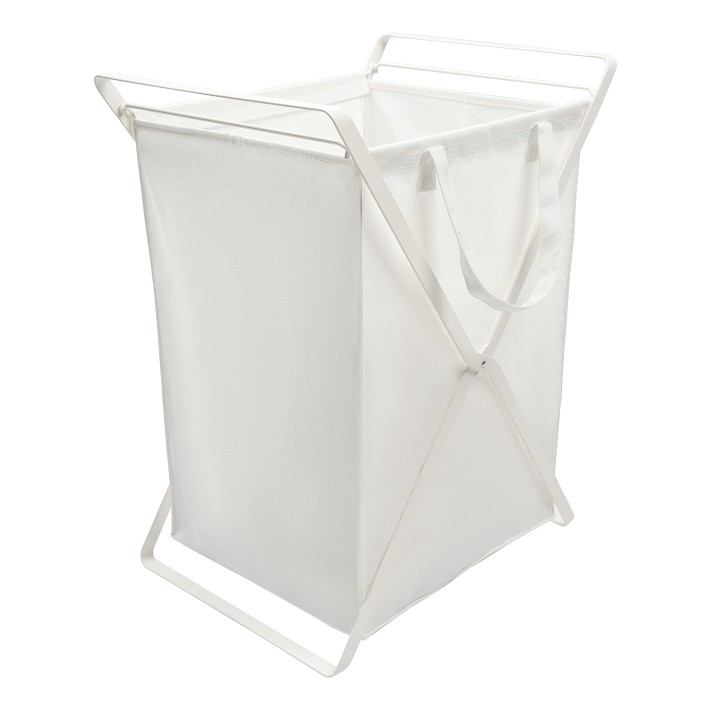 Yamazaki Home Laundry Hamper with Cotton Liner, Small