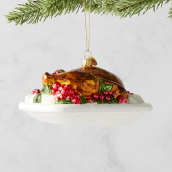 Turkey on a Plate Ornament