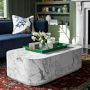 Vittoria Arbescato Curved Edge Coffee Table (48&quot;)