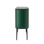 Brabantia Bo Touch Top Multi Compartment Recycling Trash Can, 3 x 3 Gallon 