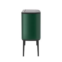 Brabantia Bo Touch Top Multi Compartment Recycling Trash Can, 3 x 3 Gallon 