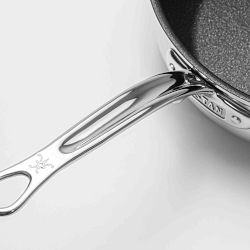 Hestan ProBond Professional Clad Stainless-Steel TITUM Nonstick Essential Pan, 3 1/2-Qt.