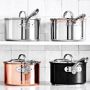 Williams Sonoma Signature Thermo-Clad&#8482; Copper Pro Saucepan