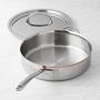 Williams Sonoma Signature Thermo-Clad&#8482; Copper Pro Saute Pan, 4 1/2-Qt.