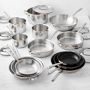 Williams Sonoma Signature Thermo-Clad&#8482; Copper Pro 19-Piece Cookware Set