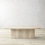 Ortega Travertine Rectangular Coffee Table (48&quot; )