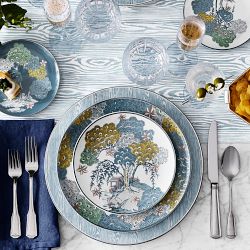 Scalamandr&#233; x Williams Sonoma Sea of Trees Appetizer Plates, Set of 4
