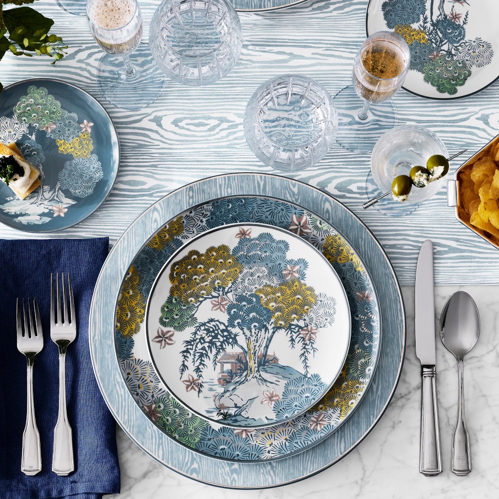 Scalamandr&#233; x Williams Sonoma Sea of Trees Salad Plates, Set of 4