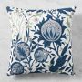 Morris & Co. x William Sonoma Home Elmcote Pillow Cover, 22" X 22", Blue