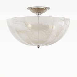 Rosehill Semi-Flush, Polished Nickel