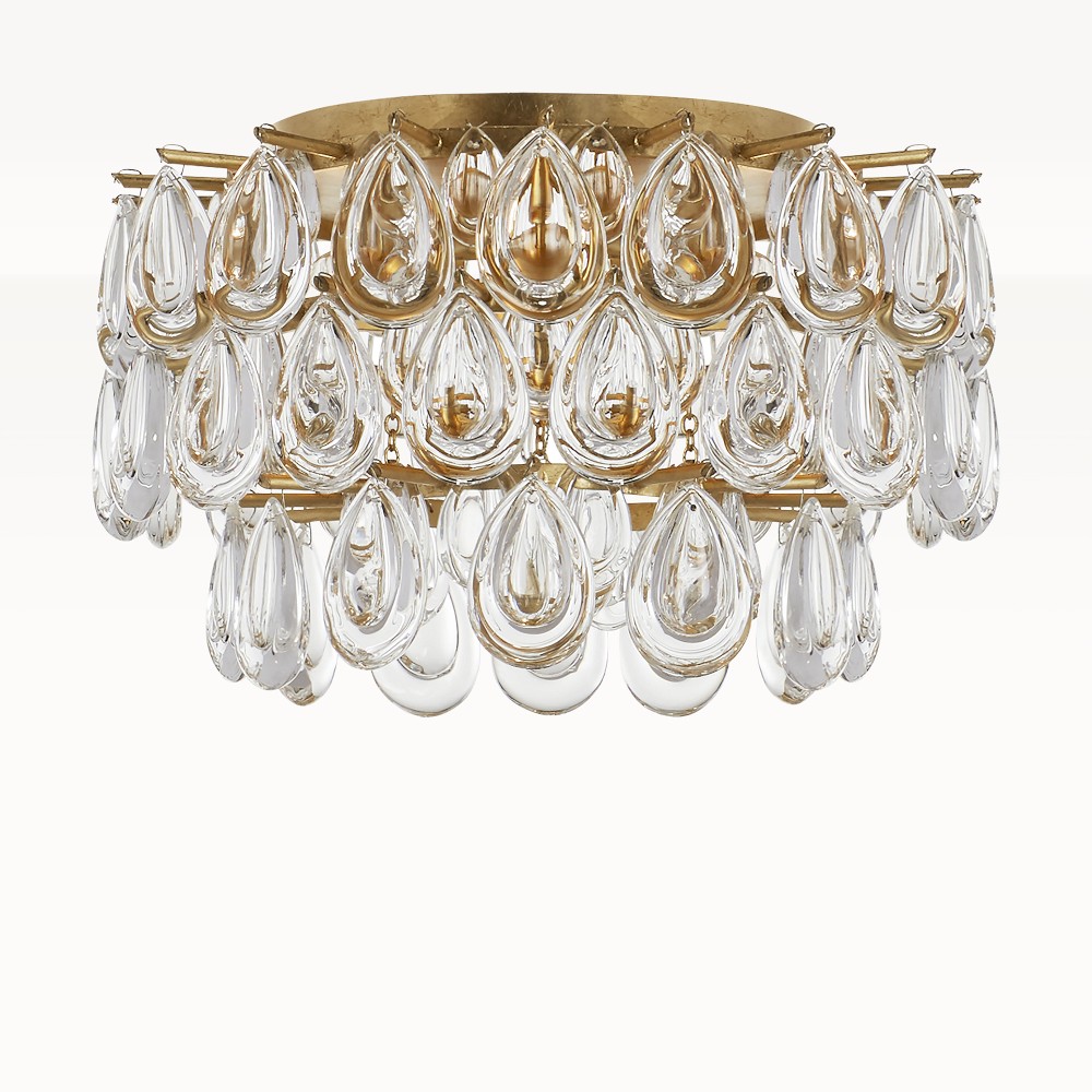 Liscia Flush Mount, Gild, Small