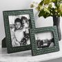 Woven Leather Frame