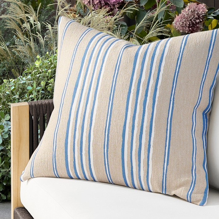 Allie Outdoor Stripe Pillow Cover