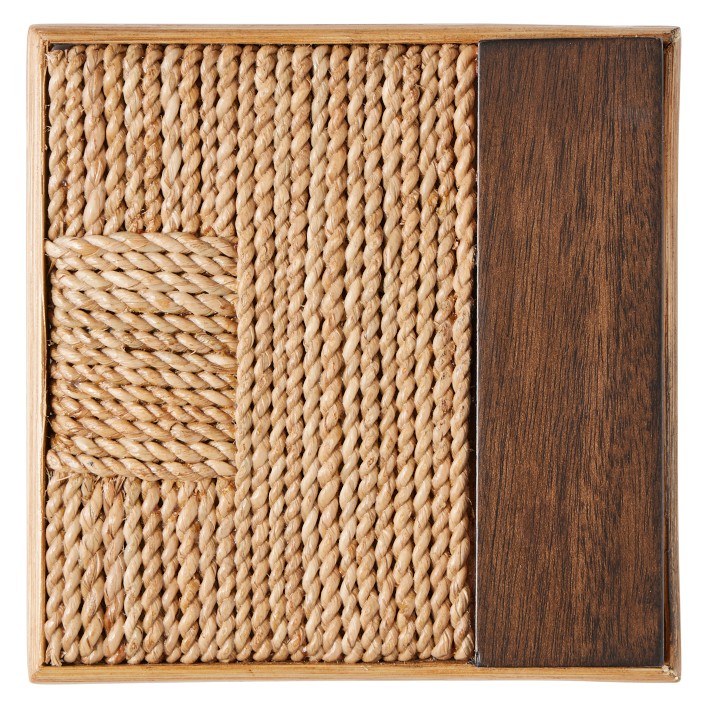 Alvares Nutmeg Wood & Woven Swatch