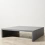 Larnaca Outdoor Slate Grey Metal Square Coffee Table (54&quot;)
