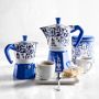 Bialetti Moka Dolce &amp; Gabbana Stovetop Espresso Maker, Blu Mediterraneo