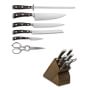 W&#252;sthof Ikon Blackwood Knife Block, Set of 7