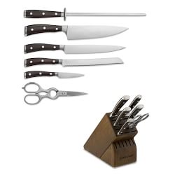 W&#252;sthof Ikon Blackwood Knife Block, Set of 7