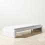 Larnaca Outdoor White Metal Chaise