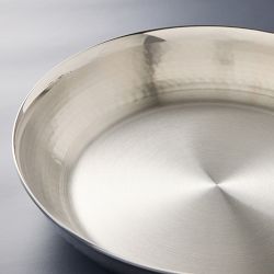 Ruffoni Opus Prima Hammered Stainless-Steel Fry Pan