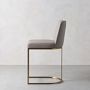 Bradley Upholstered Curved Counter &amp; Bar Stool